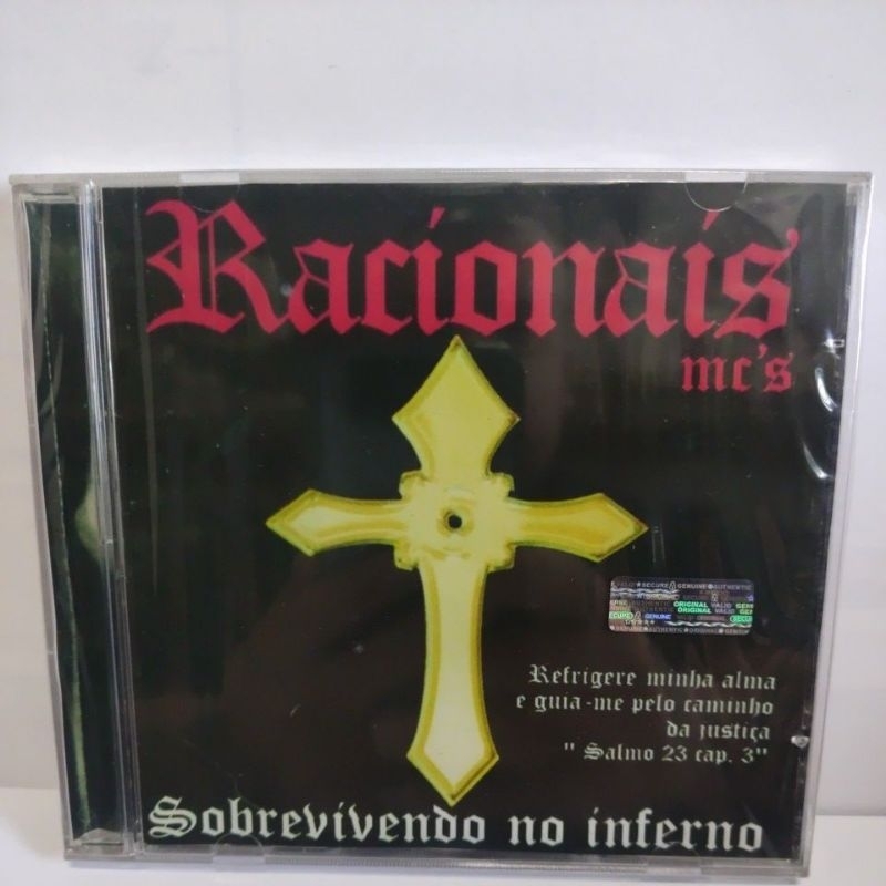 cd racionais Mc's sobrevivendo no inferno novo lacrado | Shopee Brasil