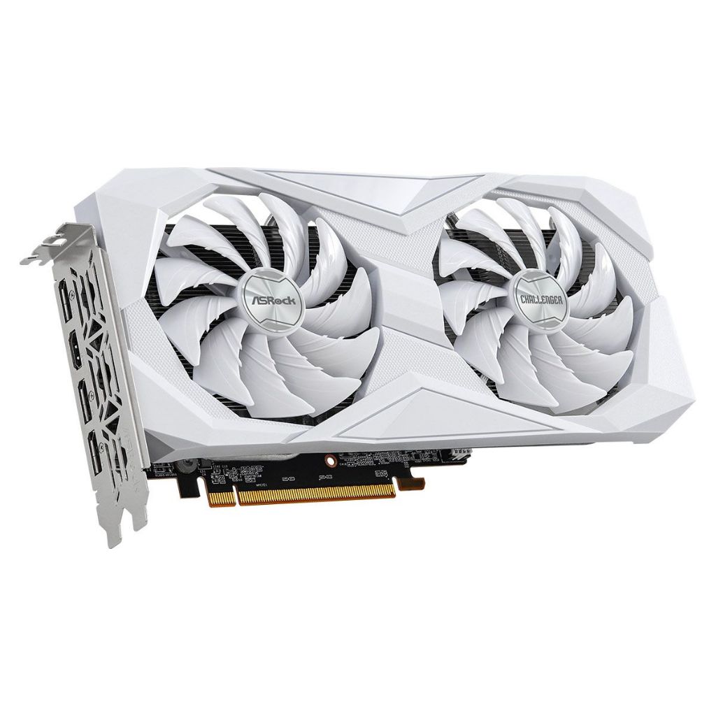 RX 6600 Asrock Challenger 8gb 128 bits white