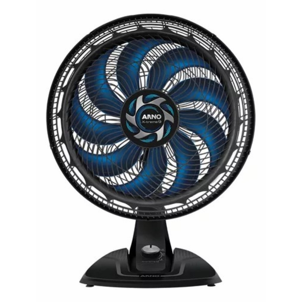 Ventilador de Mesa Super Potente Arno Xtreme 9 Ve90 127v Silencioso Longo Alcance Compacto Original