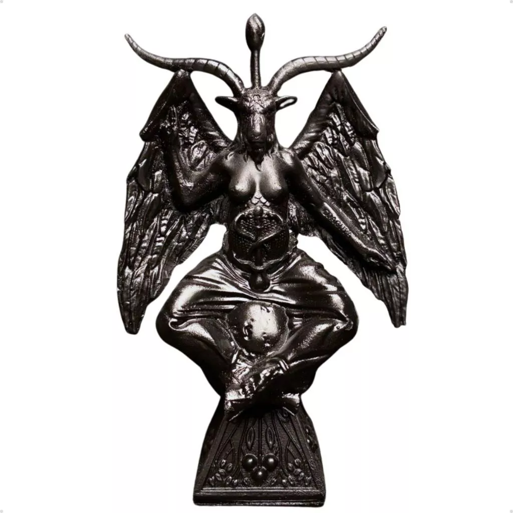 Imagem Baphomet 18cm - Decoração Resina
