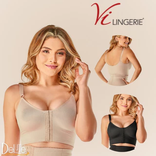 Sutiã De Alta Compressao Com Abertura Frontal Pós-cirurgia Vi Lingerie em Oferta na Shopee