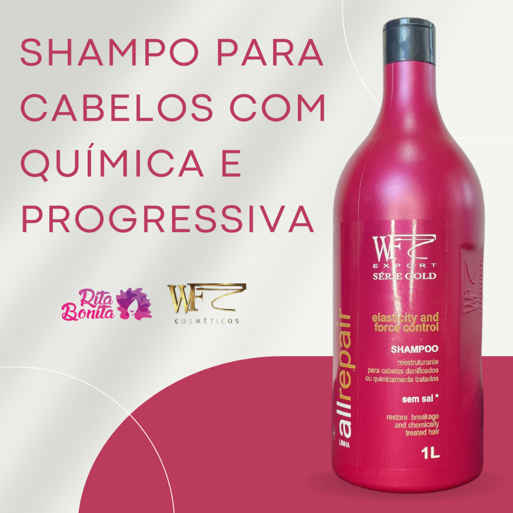 Shampoo Hidratação para Cabelos Com Química, Progressiva, Alisamento e ...