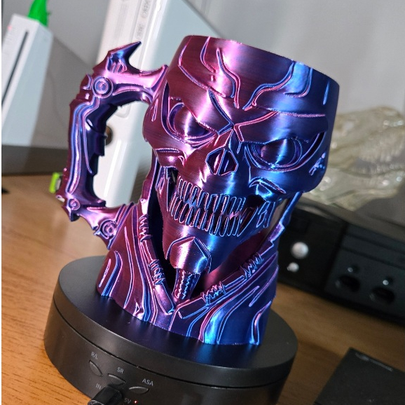 Caneca de caveira para Latão de cerveja/Porta treco