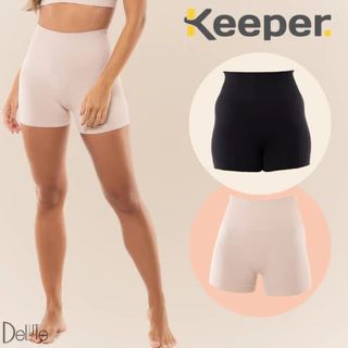 Shorts Modelador Feminino Liso Cintura Alta Sem Costura de Média Compressão Modela e Reduz Keeper em Oferta na Shopee