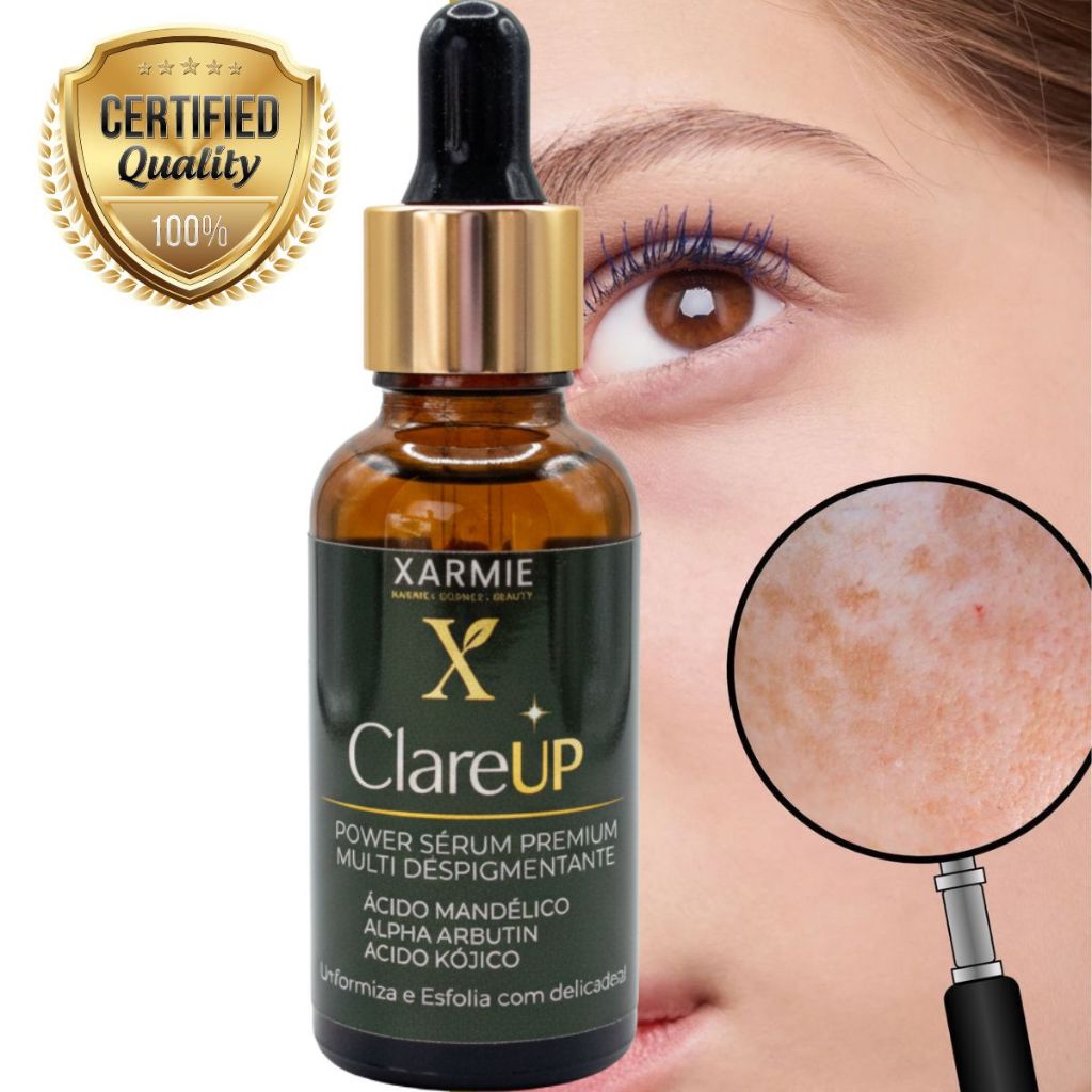 Sérum Clareador Manchas de Sol e Melasma CLARE UP 30ml | Shopee Brasil