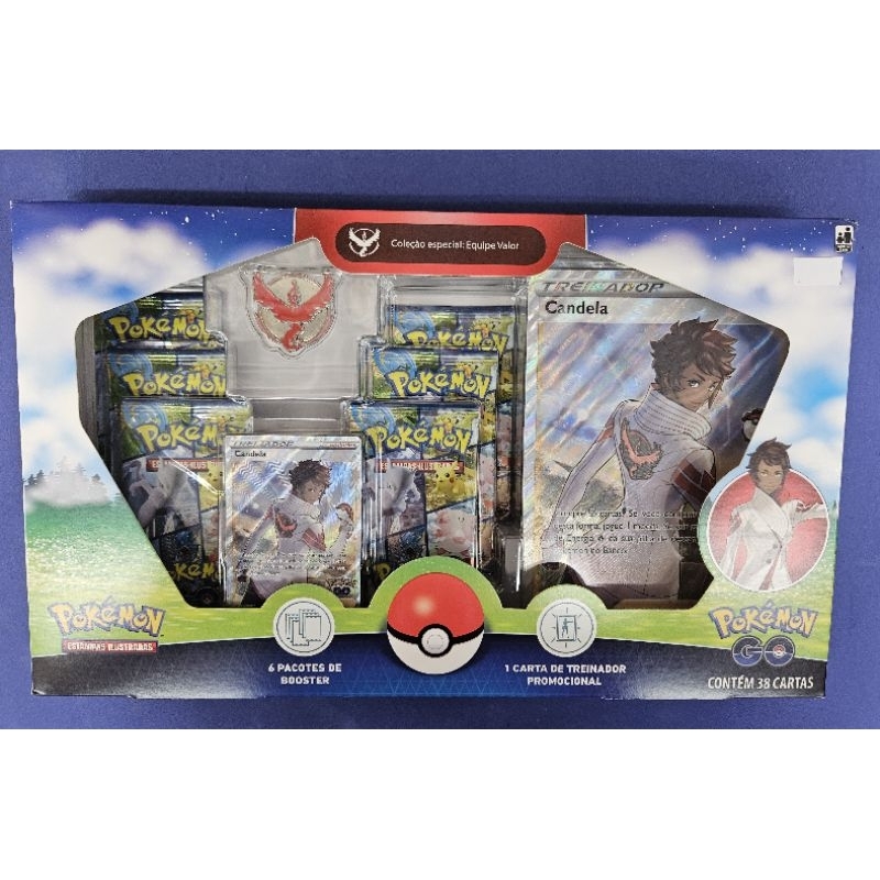 Box Pokémon GO com Brohe - Coleção Especial Equipe Valor Copag | Shopee ...