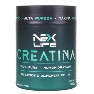 Creatina 100% Pura Monohidratada Nexlife 300g Pote Absorção Rápida Suplemento Envio Imediato