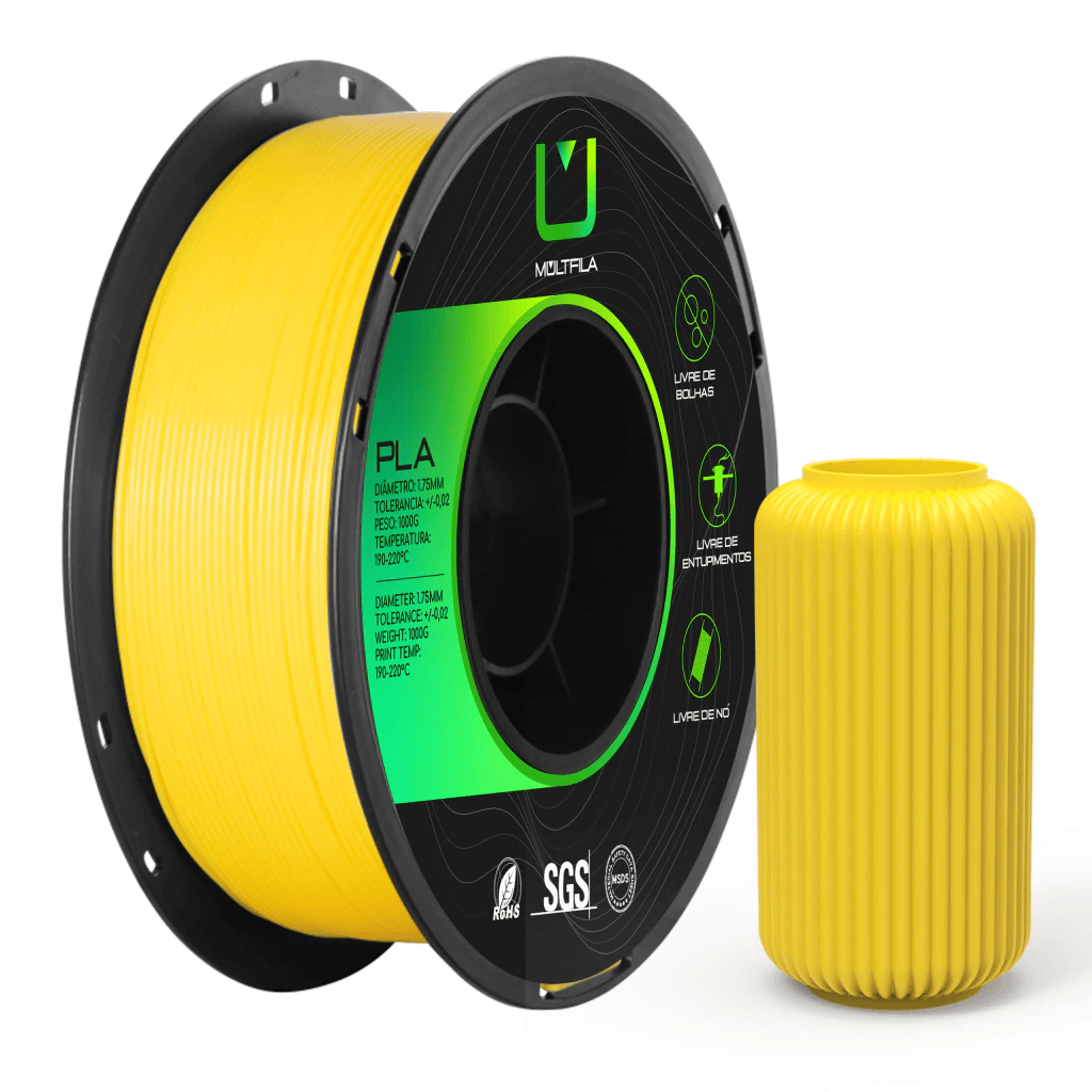 Filamento Multfila para Impressora 3d PLA 1kg 1.75mm Diversas Cores ...