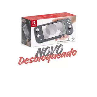 Nintendo Switch Lite Desbloqueado Novo + Cartão de Memoria C/ 10 jogos -1 Ano de Garantia