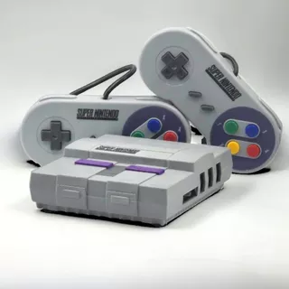 Game Retro Console Super Nintendo Mini com 40 mil Jogos + 2 Controles
