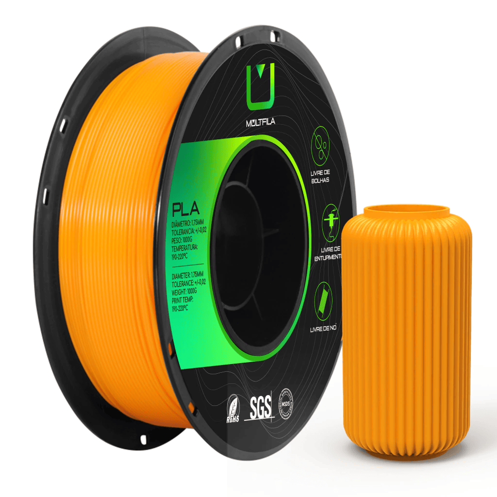 Filamento Multfila para Impressora 3d PLA 1kg 1.75mm Diversas Cores ...