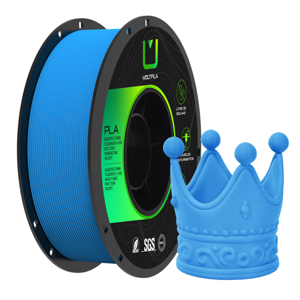 Filamento Multfila para Impressora 3d PLA Matte Fosco 1kg 1.75mm ...