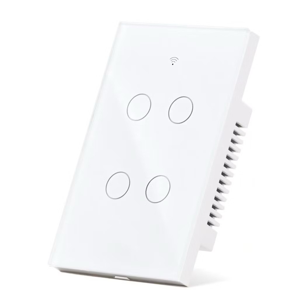 Interruptor Inteligente Sem Neutro 4 Teclas 4x2 Wifi Alexa | Shopee Brasil