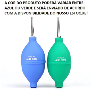 Soprador Bola de Borracha Manual 2 Em 1 Relife RL-043A Bicos para Limpeza Básica e Profunda