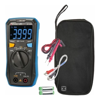 Multímetro Minipa Ac/dc Auto Range Ncv Et-1050 Cat3 C/ Bols em Oferta na Shopee
