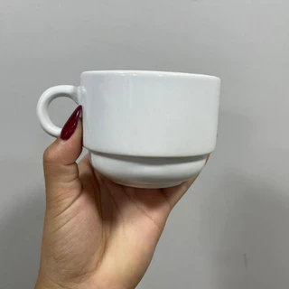 Kit 6 ou 12 Xícaras Reposição Torre Para Sublimação Presentear Café Chá JKB 150ml