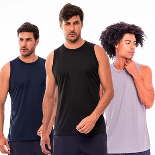 Regata Cavada Dry Fit Confortável Para Treinar M10028-CP2