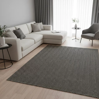 Tapete Sala Grande 1,40 X 2,50 Antiderrapante Decoração Moderno