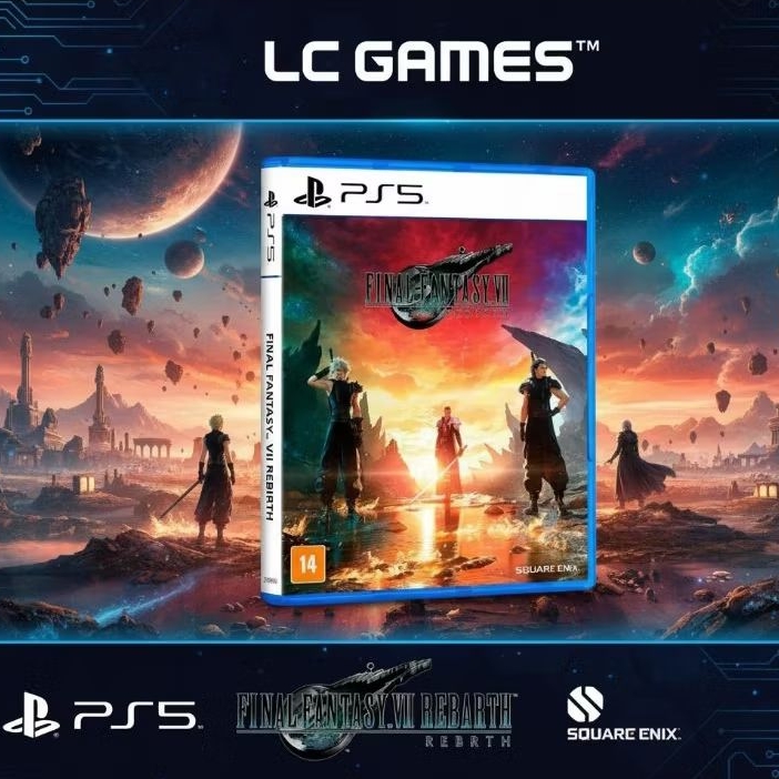 PS5-Jogo Final Fantasy VII Rebirth,mídia física ( usado ) | Shopee