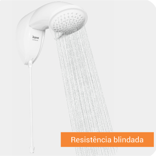 Ducha ND BLINDADA ELETRÔNICA 220V 6.500W ZAGONEL