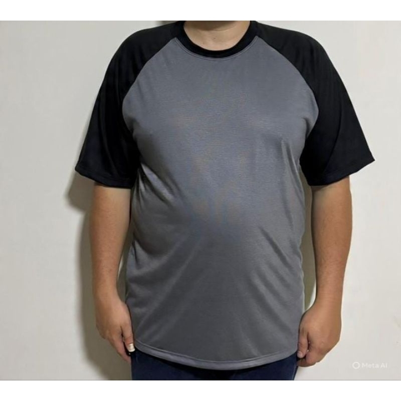 kit com 3 Raglan 100% Poliéster Plus size do G1 Ao G5