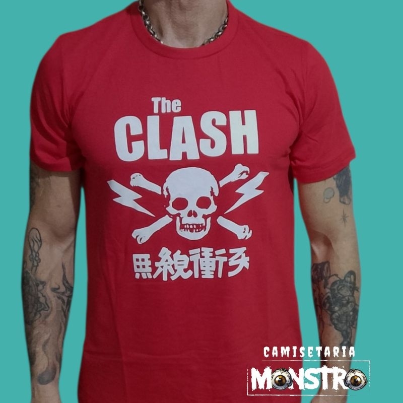 camiseta THE CLASH | Shopee Brasil