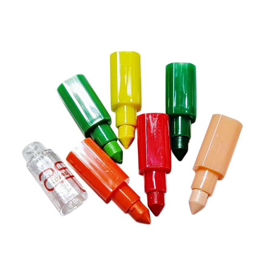 Giz de cera troca pontas c/6u não tóxico Desenho 3575 | Shopee Brasil