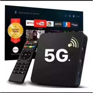Box Transforme sua tv comum em smart 4k Android 2025