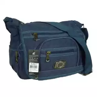 Bolsa Carteiro lona reforçada Grande da KV5517 unissex para uso no dia a dia