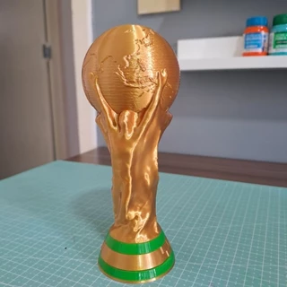 Taça Copa do Mundo Decoração 15 cm Altura