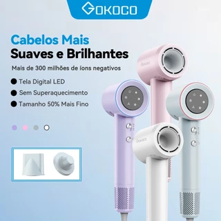 GOKOCO Secador de Cabelo de Alta Velocidade Secador de Cabelo Profissional 1500W Alta Velocida de 2Minutos Secagem Rápid