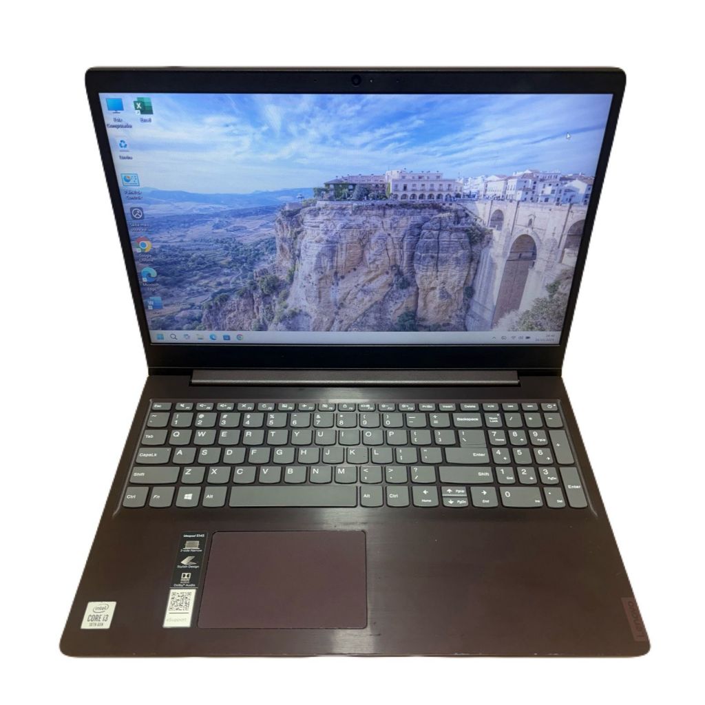 Notebook Lenovo Intel I3 10° Ssd M.2 256gb 8gb Ddr4 Win 11 Vitrine