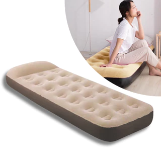 Cama De Ar Colchão Inflável Solteiro Camping Praia Inflagem Manual GREEN3