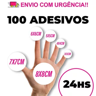 100 Adesivos Personalizados em Vinil 3x3 4x4 5x5 6x6 7x7 8x8 9x9 10x10 Etiqueta Adesiva em Vinil