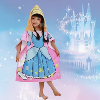Roupão Atoalhado Infantil Menina Menino Poncho Sereia Saída de Banho Toalha para Criança Personagens em Oferta na Shopee
