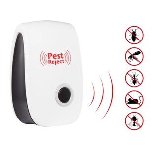 KIT Repelente Eletrônico Ultrassônico Mosca Pernilongos Baratas Morcegos repele e Espanta Ratos