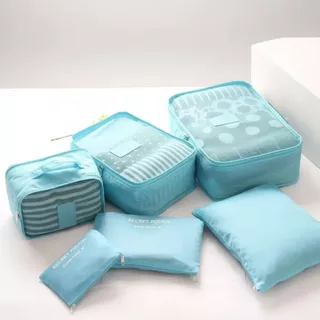 Kit Bolsas de Viagem Organizador Prático de Mala Roupa 6 pçs em Oferta na Shopee