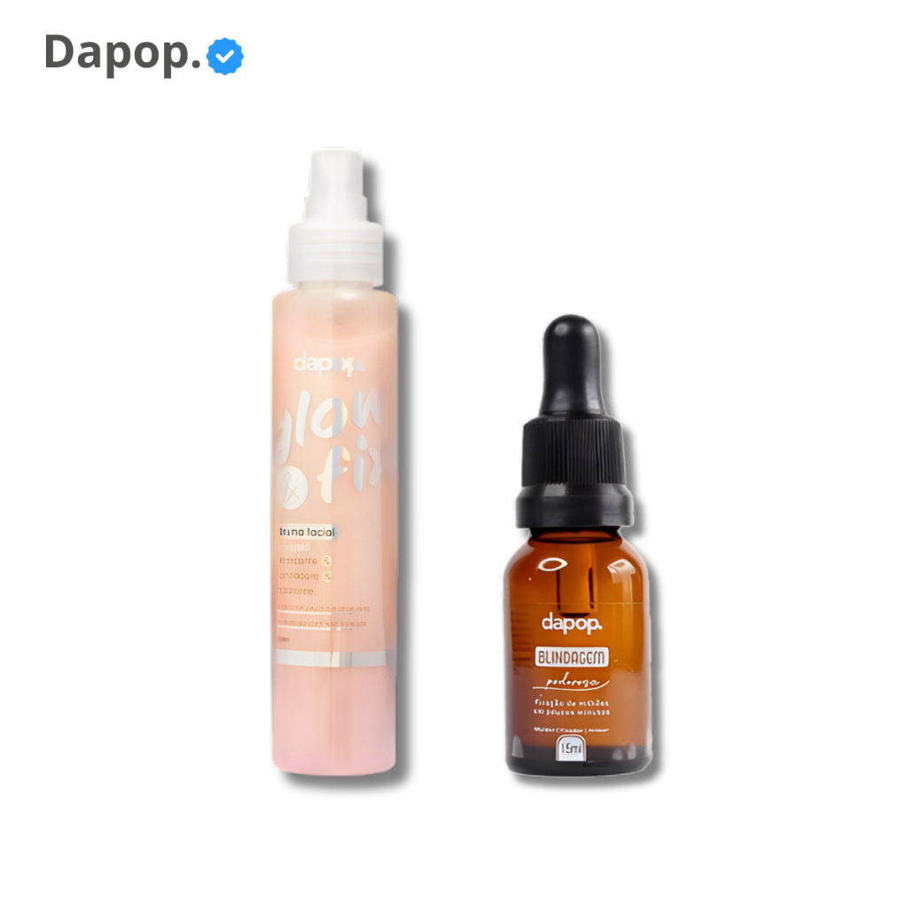 Kit Bruma Fix Glow + Blindagem - Dapop | Shopee Brasil
