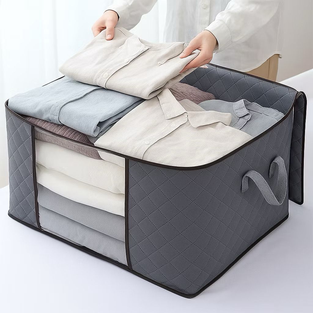 Saco Organizador para Cobertor Caixa Organizadora Casaco Guarda Roupa ...
