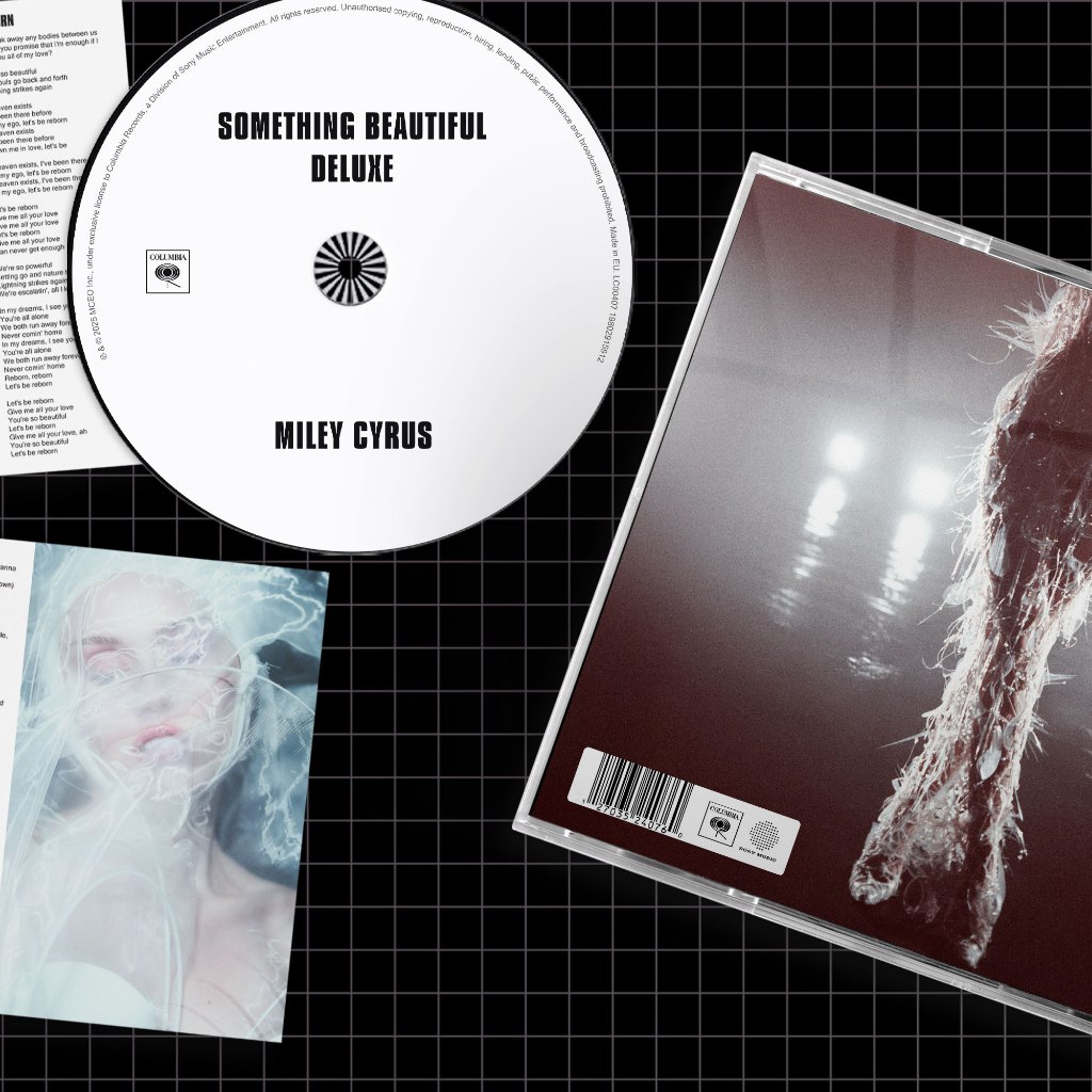 MILEY CYRUS - SOMETHING BEAUTIFUL (DELUXE) (FAN MADE) | Shopee Brasil