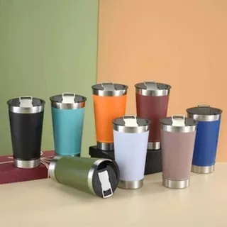 Copo Térmico de Inox 473ml com Abridor de Garrafa na Tampa