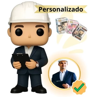 Boneco personalizado Cartoon, casual ou realista;