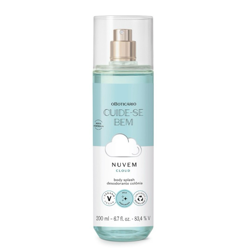 Cuide Se Bem Desodorante Colonia Body Splash Nuvem 200Ml | Shopee Brasil