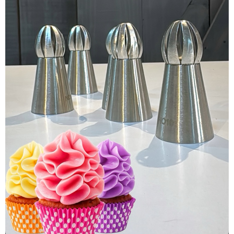 Bico Russo Esfera para Confeitar Bolos e Cupcakes