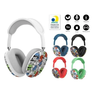 Fone Sem Fio Bluetooth Colorido Para Academia