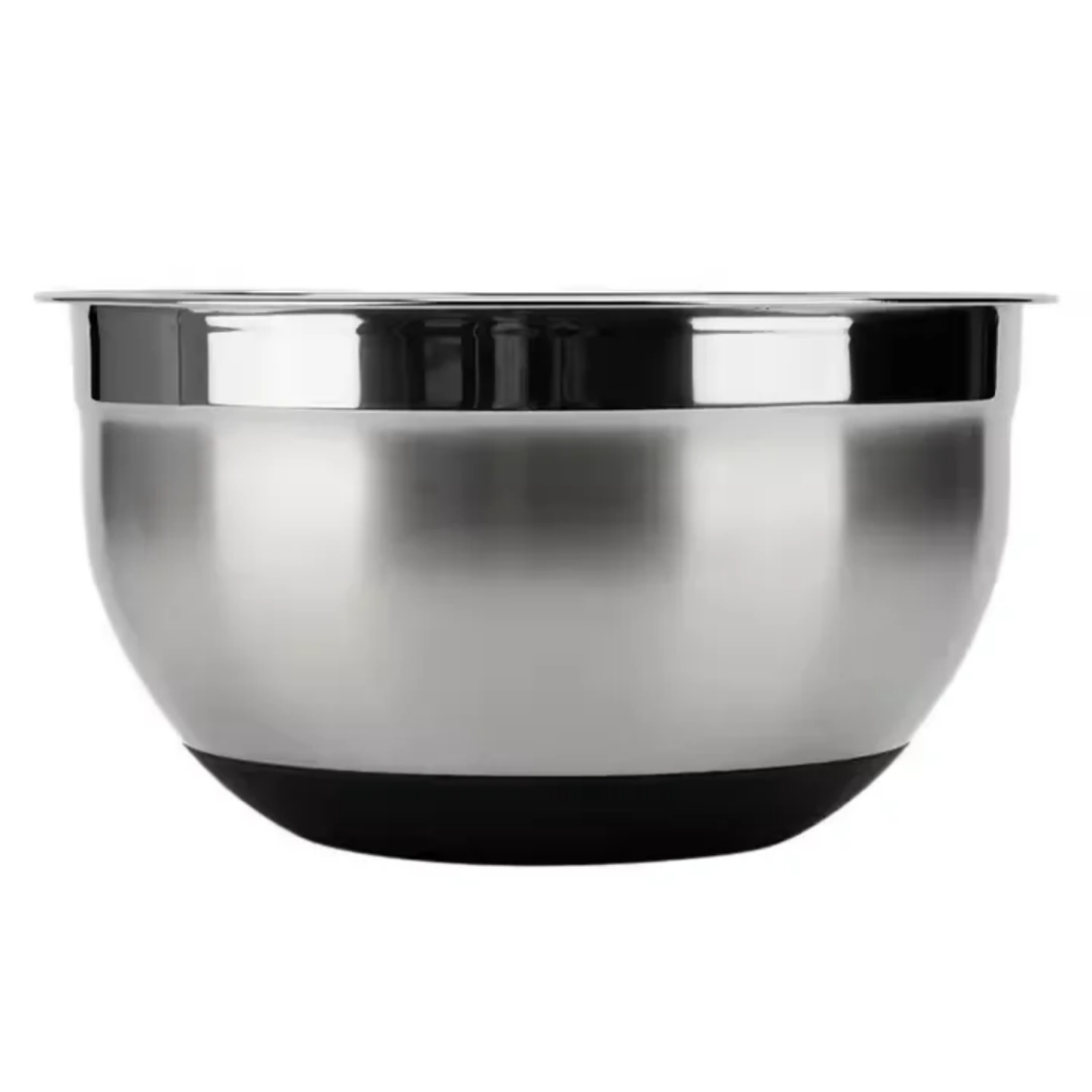 Tigela Bowl Inox 6,5 Litros Saladeira Gigante Fundo Antiderr