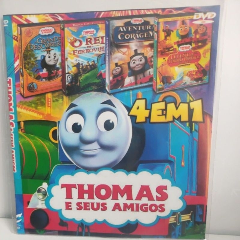 dvd Thomas e seus amigos 4x1 novo | Shopee Brasil