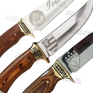 Faca Para Churrasco Profissional Luxo Personalizado Seu time