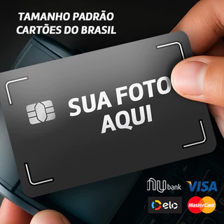 Película Adesiva para Cartão de Crédito Personalizado Sua Foto – Skin Card Personalizada