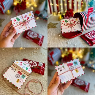 Envelope para KitKat - Mimo de natal - Lembrancinha de natal KitKat leia a descrição